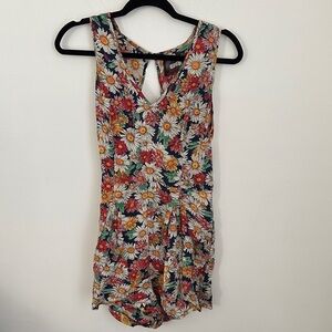 Reformation Multicolor Floral Sleeveless Blouse
